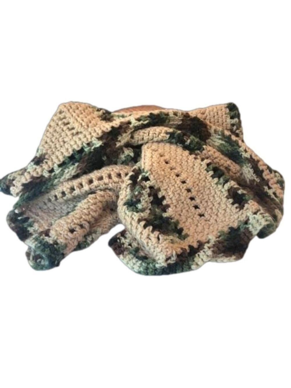 Handmade crocheted lap throw/shawl cottagecore grandmacore cozy lightweight - Picture 2 of 5
